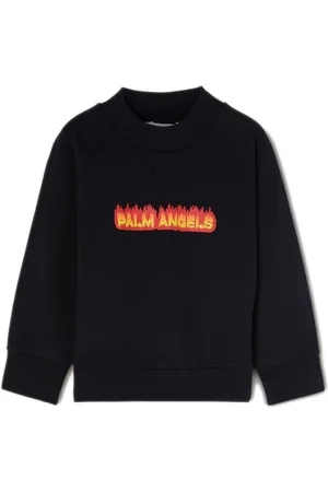 Palm Angels Flames logo-print sweatshirt