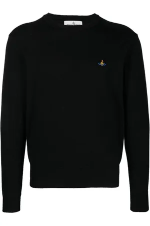 Vivienne Westwood Orb-embroidery crew-neck jumper