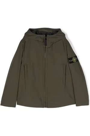 Stone Island Compass-motif zip-up jacket