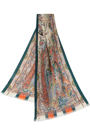 Etro Paisley-print cashmere scarf