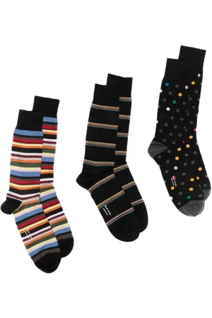 Paul Smith Patterned fine-knit socks (pack of three)