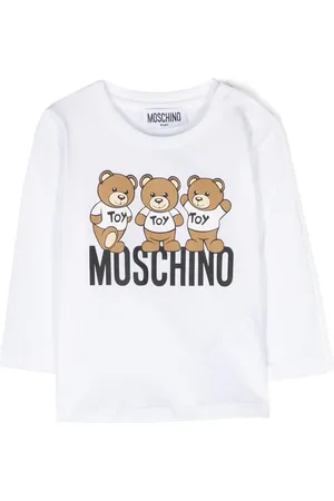 Moschino Teddy bear-print Cotton T-shirt - Farfetch