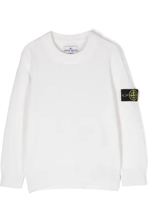 Stone Island Compass-badge crew-neck jumper