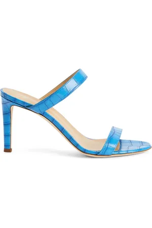 Giuseppe Zanotti Calista 85mm double-strap leather mules