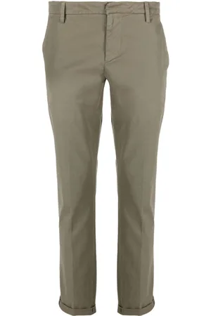 Dondup Tapered-leg stretch-cotton trousers