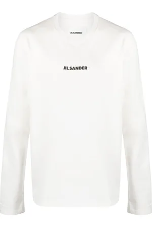 Jil Sander Logo-print long-sleeves cotton T-shirt