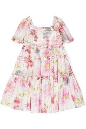 Needle & Thread Moonshine floral-print tiered dress