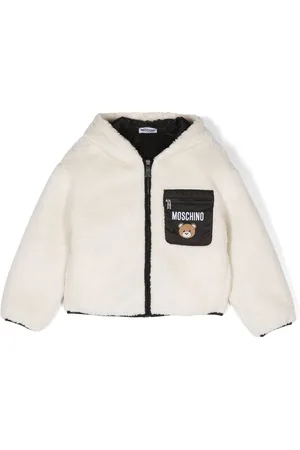Moschino Teddy Bear-motif faux-fur jacket