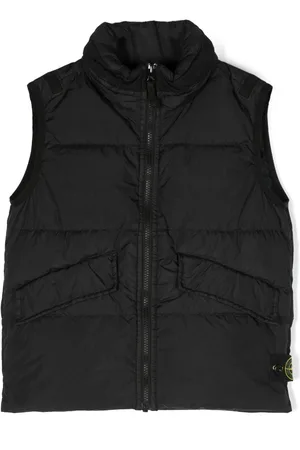 Stone Island Compass-appliqu?? quilted gilet