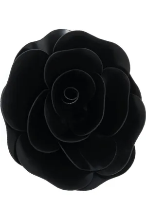 Serafini Flower-appliqu?? brooch pin