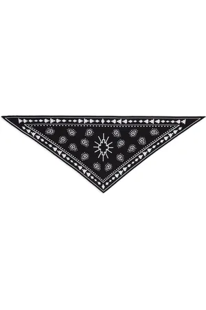 MARCELO BURLON Bandana knitted scarf