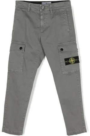 Stone Island Compass-badge slim-fit cargo trousers