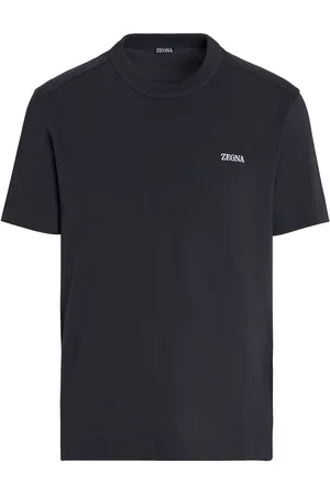 Ermenegildo Zegna Logo-embroidered cotton T-shirt