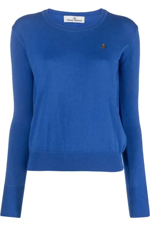 Vivienne Westwood Orb-embroidered cotton-cashmere jumper