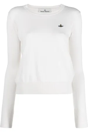 Vivienne Westwood Orb-embroidered cotton-cashmere jumper