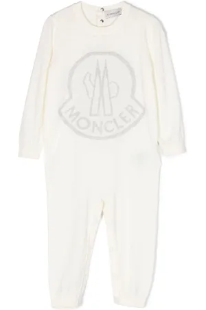 Moncler Logo-print wool romper