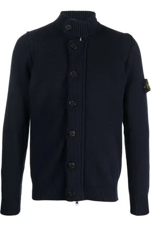 Stone Island Compass-motif knitted cardigan