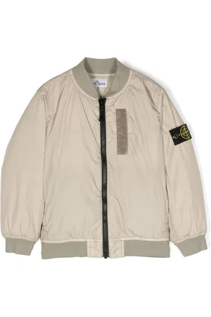Stone Island Compass-patch padded bomber jacket