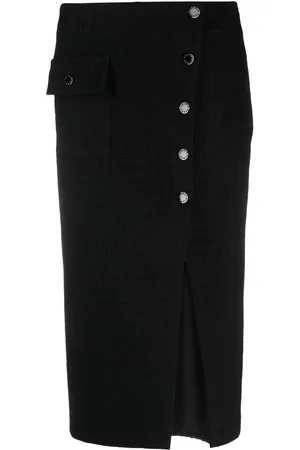Sandro High-waist tweed skirt