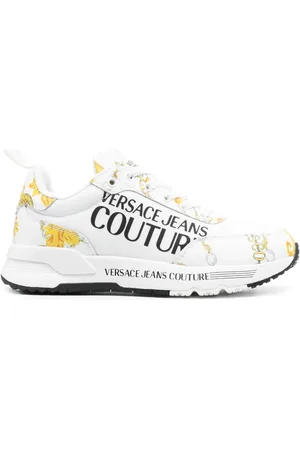 VERSACE Baroque-pattern low-top sneakers