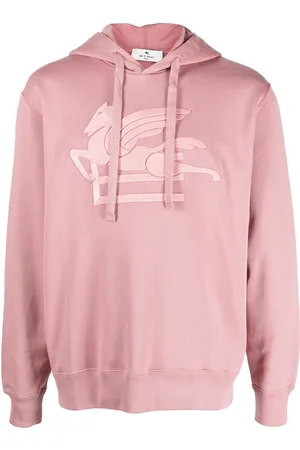 Etro Logo-embroidered cotton hoodie
