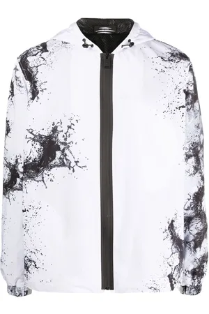 Philipp Plein Splash-print hooded jacket