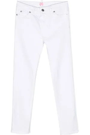 Dsquared2 Straight-leg cotton-blend jeans