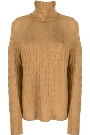 Etro Cable-knit roll-neck jumper