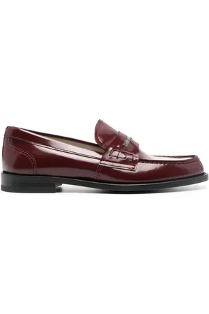 Fabiana Filippi Slip-on calf leather loafers