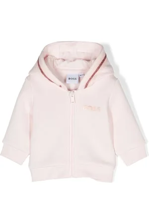 HUGO BOSS Logo-print zip hoodie