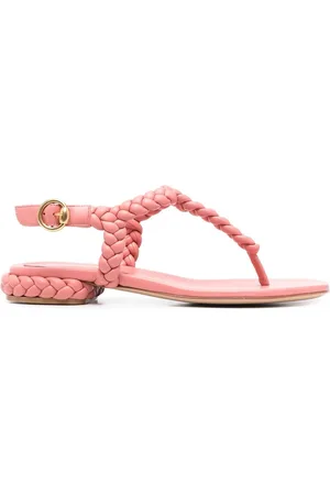 Gianvito Rossi Ravello leather flat sandals