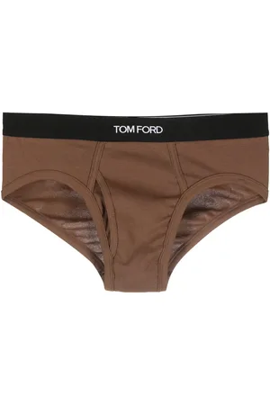 Tom Ford Logo-waistband stretch-cotton briefs