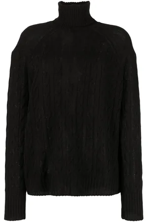 Etro Cable-knit roll-neck jumper