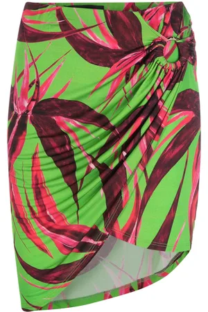 Louisa Ballou Coastline floral-print miniskirt