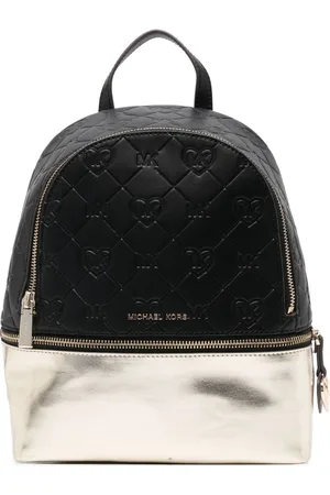 Michael Kors Metallic quilted backpack
