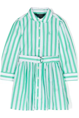 Ralph Lauren Polo Pony-motif striped shirtdress