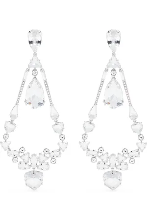 Swarovski Mesmera chandelier clip earrings
