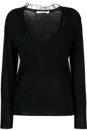 IRO Haby lace-detail knit jumper