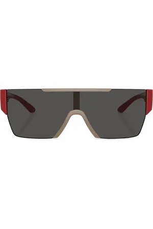 Burberry Tinted-lenses mask-frame sunglasses