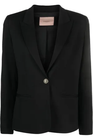 Twin-Set Logo-buttons single-breasted blazer