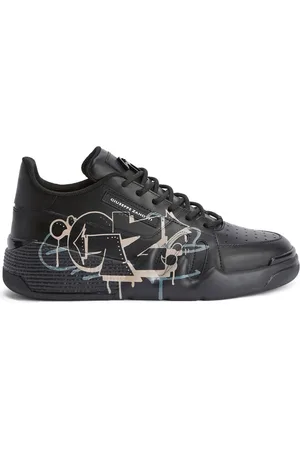 Giuseppe Zanotti Talon graffiti-printed sneakers