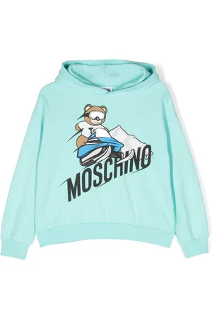 Moschino Teddy Bear-print Cotton Hoodie - Farfetch