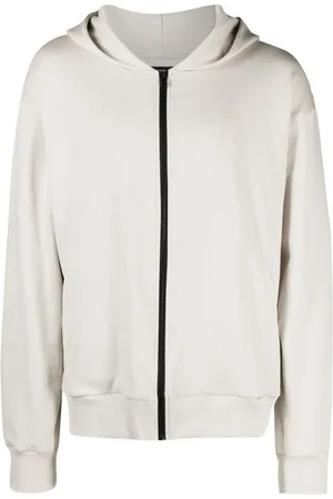 Styland Long-sleeve organic cotton hooded jacket