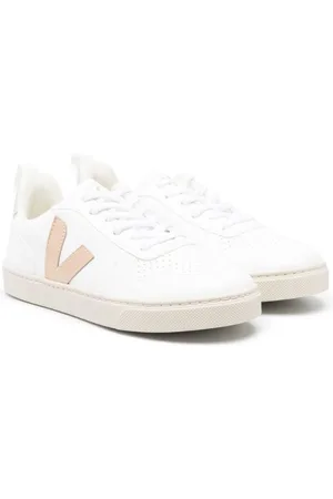 Veja Logo-patch low-top leather sneakers