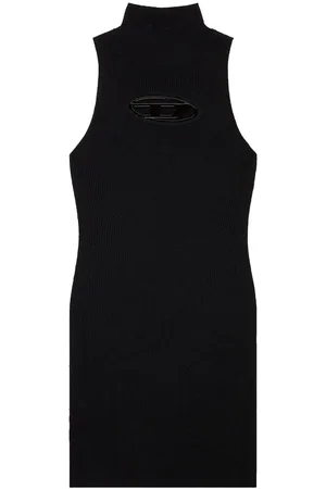 Diesel M-Onerva logo-plaque dress