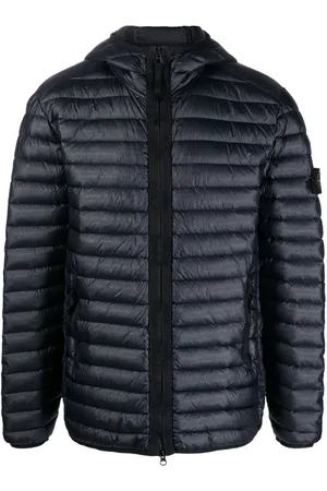 Stone Island Feather down hooded jacket