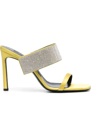 Sergio Rossi Paris 95mm satin mules
