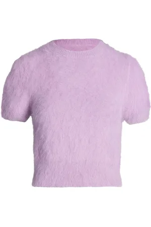 HYPE KIDS Lilac Ombré Speckle Crop T-Shirt
