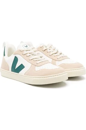 Veja V-10 faux-leather low-top sneakers