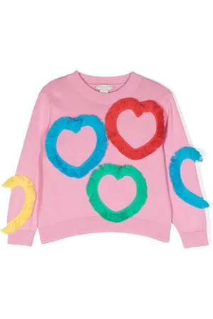 Stella McCartney Frayed-detail knitted jumper